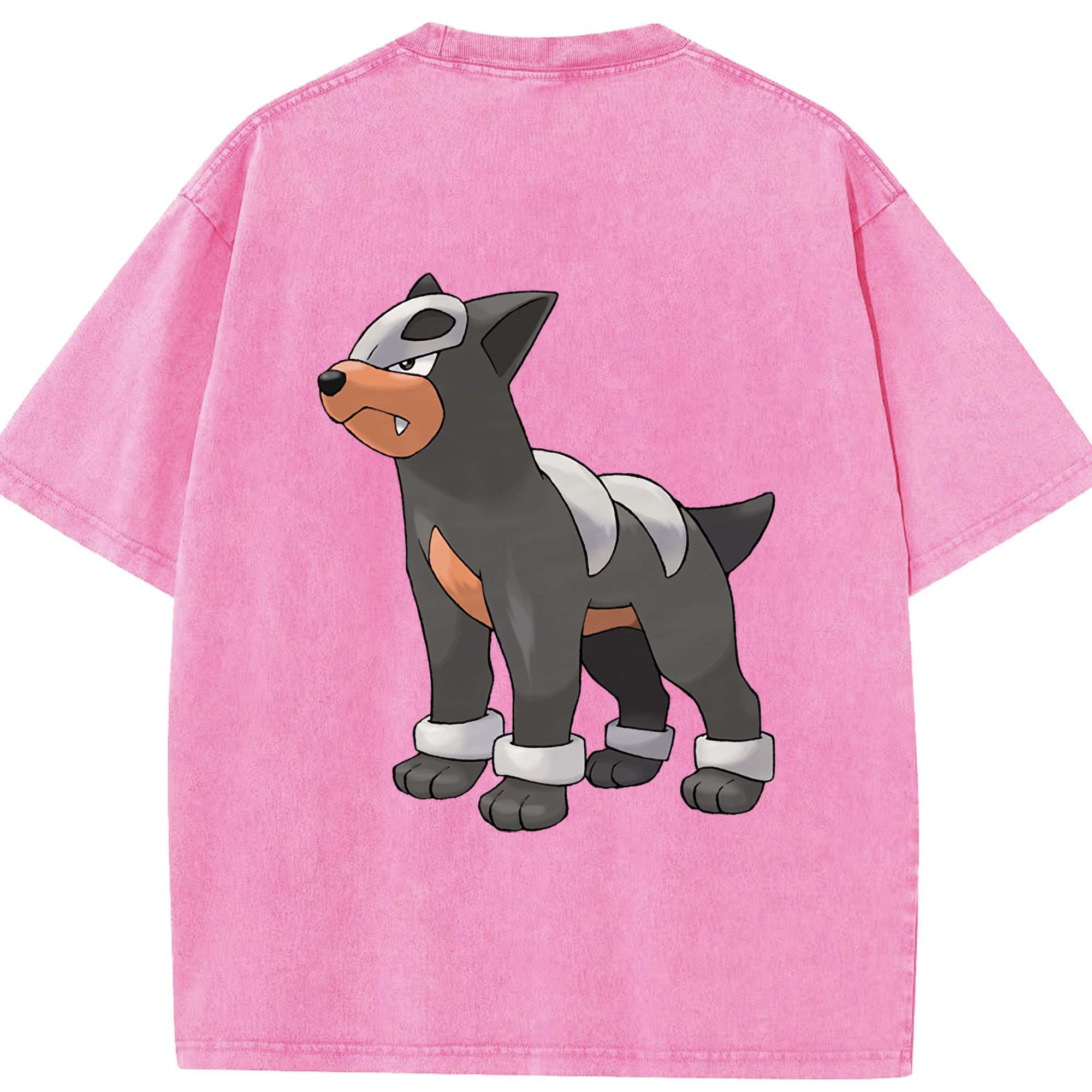 （画像用） ポケットモンスター Pokémon 綿100% ヴィンテージ風 半袖Tシャツ（背面プリント）